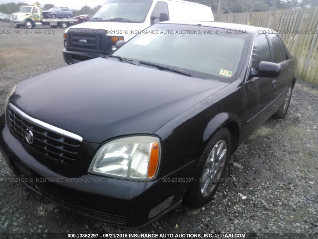 1G6KE57Y35U239970 - 2005 CADILLAC DEVILLE DHS BLACK photo 6