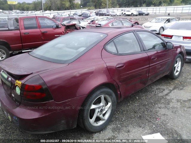 2G2WR524X41359206 - 2004 PONTIAC GRAND PRIX GTP BURGUNDY photo 6