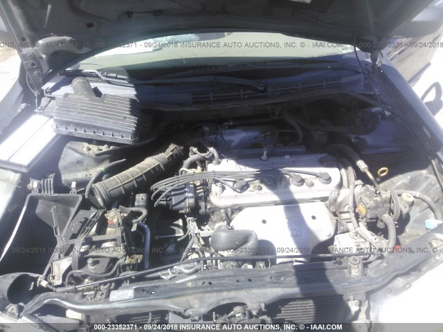 1HGCF86661A066801 - 2001 HONDA ACCORD VALUE GREEN photo 10