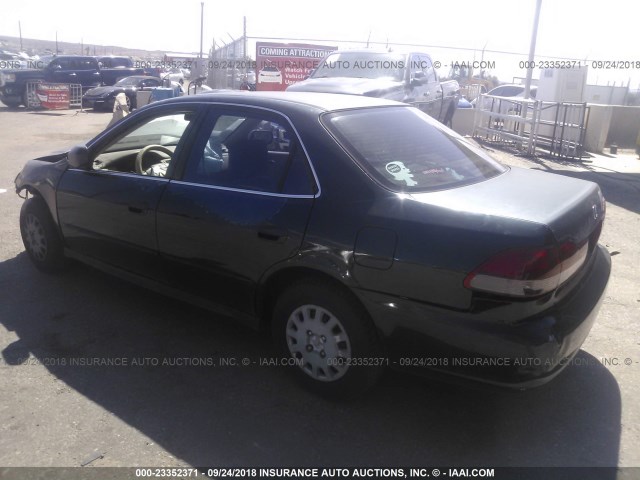 1HGCF86661A066801 - 2001 HONDA ACCORD VALUE GREEN photo 3