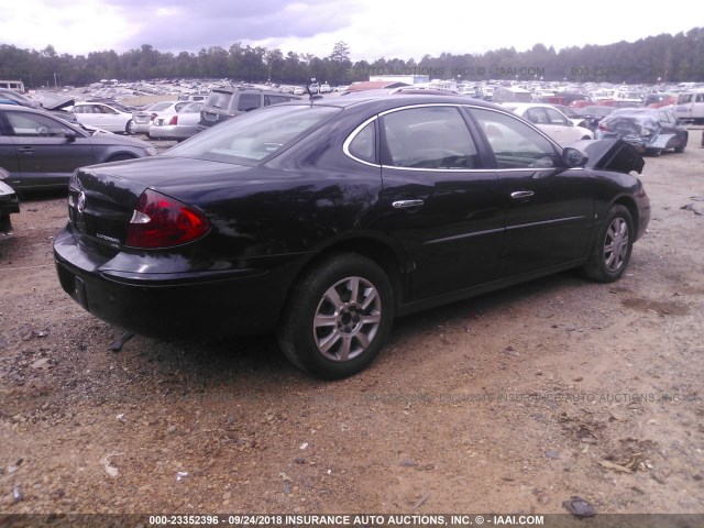 2G4WC582061141017 - 2006 BUICK LACROSSE CX BLACK photo 4