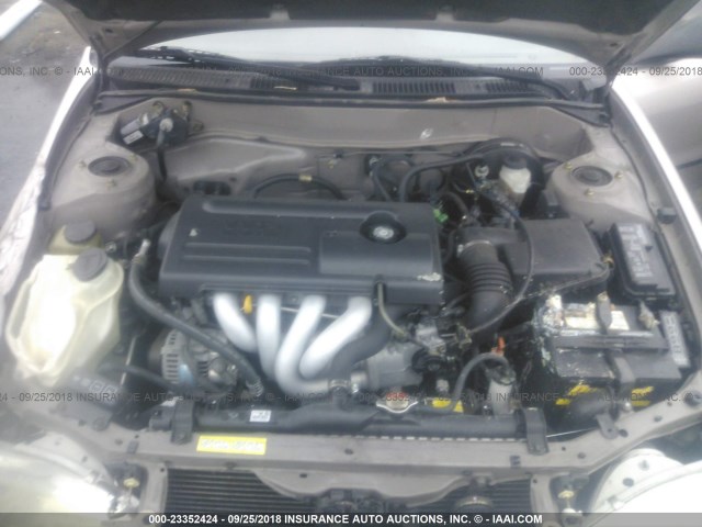 1NXBR12E7YZ302835 - 2000 TOYOTA COROLLA VE/CE/LE 棕色 照片 10