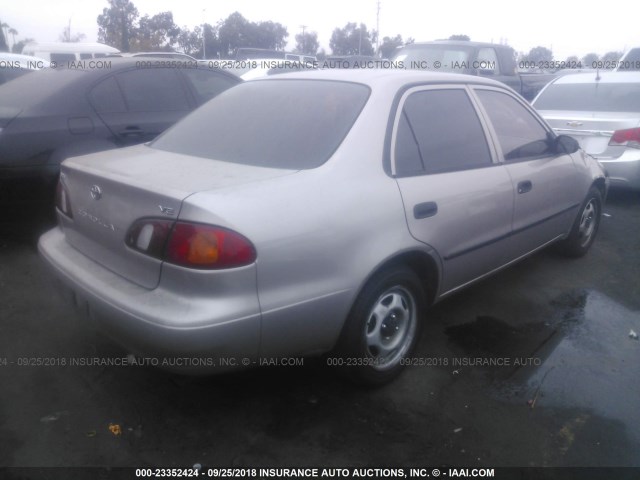 1NXBR12E7YZ302835 - 2000 TOYOTA COROLLA VE/CE/LE 棕色 照片 4