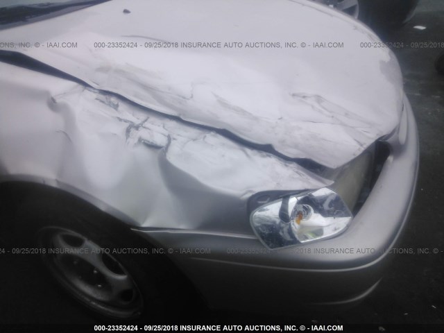 1NXBR12E7YZ302835 - 2000 TOYOTA COROLLA VE/CE/LE 棕色 照片 6