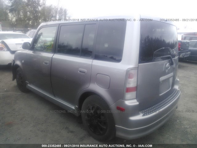 JTLKT324664064972 - 2006 TOYOTA SCION XB Plata foto 3
