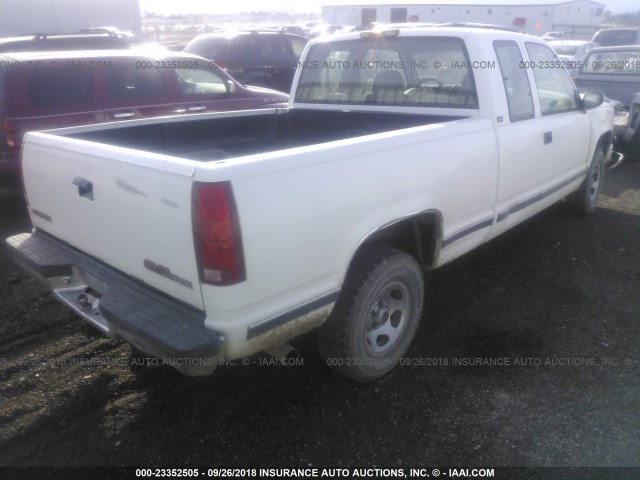 2GTEC19KXS1529518 - 1995 GMC SIERRA C1500 WHITE photo 4