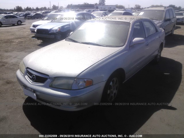 1YVGF22C2Y5160194 - 2000 MAZDA 626 ES/LX SILVER photo 2