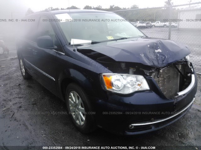 2C4RC1BG5ER464199 - 2014 CHRYSLER TOWN & COUNTRY TOURING Dark Blue photo 1