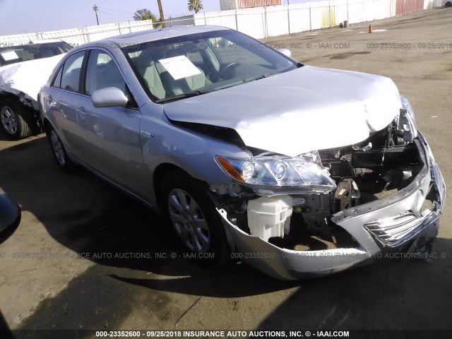 4T1BB46K59U064118 - 2009 TOYOTA CAMRY HYBRID SILVER photo 1