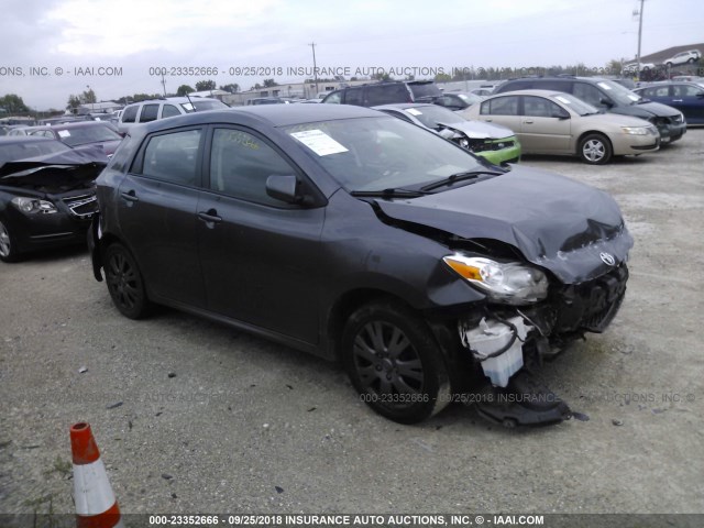 2T1KU4EE8BC542142 - 2011 TOYOTA COROLLA MATRIX  GRAY photo 1