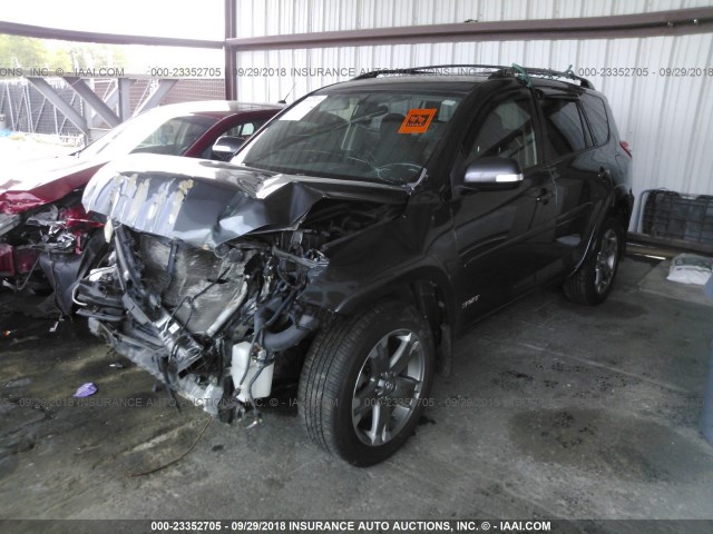 JTMRF4DV0C5052593 - 2012 TOYOTA RAV4 SPORT GRAY photo 2