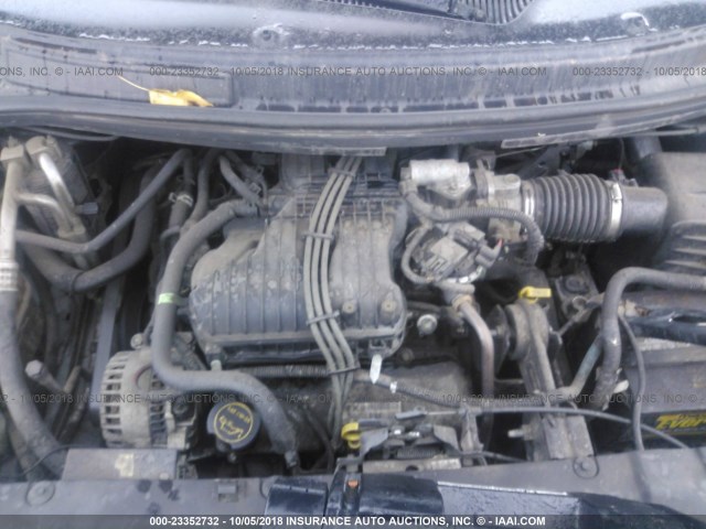 2FMZA51645BA63527 - 2005 FORD FREESTAR SE SILVER photo 10