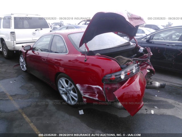 JT8CH32Y9W1001479 - 1998 LEXUS SC 400 RED photo 3