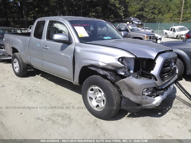 5TFRX5GNXGX062573 - 2016 TOYOTA TACOMA ACCESS CAB/SR/SR5 银色 照片 1