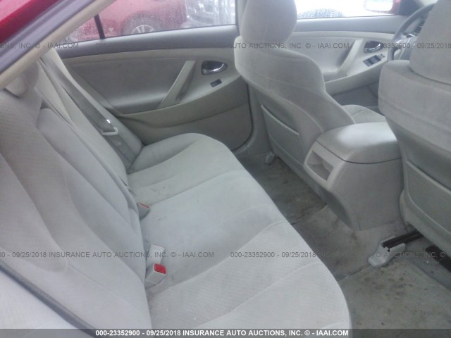 4T1BE46K07U184011 - 2007 TOYOTA CAMRY NEW GENERAT CE/LE/XLE/SE RED photo 8