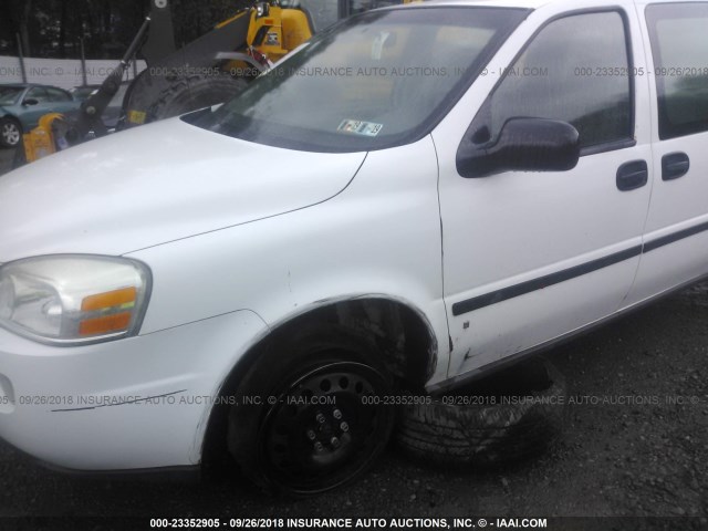1GBDV13197D163542 - 2007 CHEVROLET UPLANDER INCOMPLETE 白色 照片 6