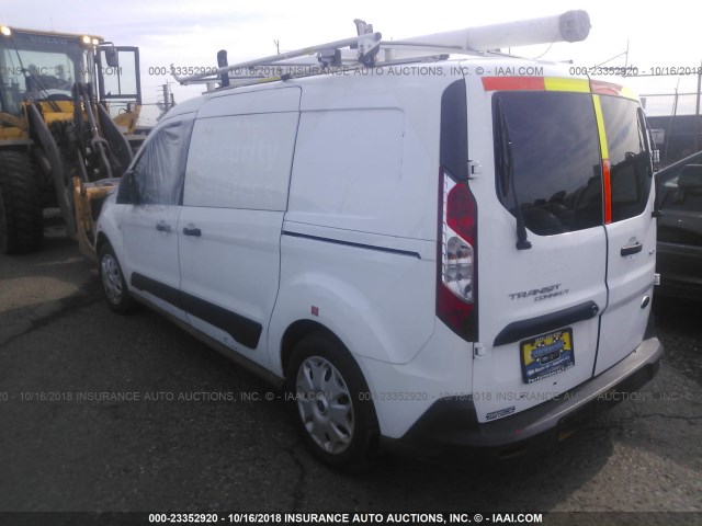 NM0LS7F71F1221689 - 2015 FORD TRANSIT CONNECT XLT WHITE photo 3