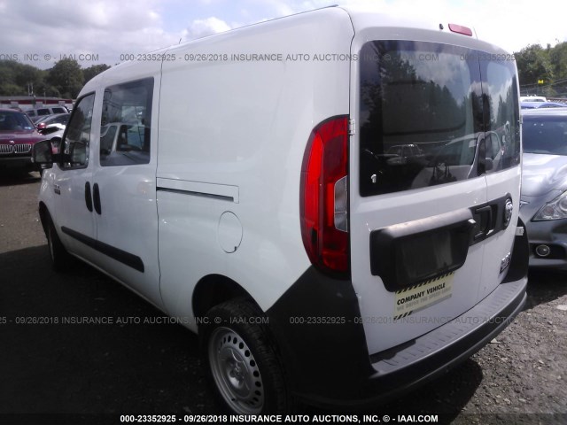 ZFBERFAB3H6G55024 - 2017 RAM PROMASTER CITY  WHITE photo 3