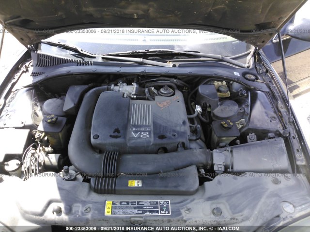 1LNHM87A22Y705533 - 2002 LINCOLN LS 黑色 照片 10
