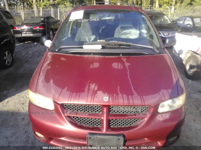 1B4GP44R1XB542200 - 1999 DODGE GRAND CARAVAN SE/SPORT RED photo 6