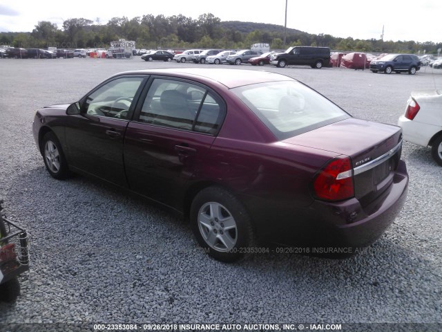 1G1ZT52825F249430 - 2005 CHEVROLET MALIBU LS Qırmızı foto 3