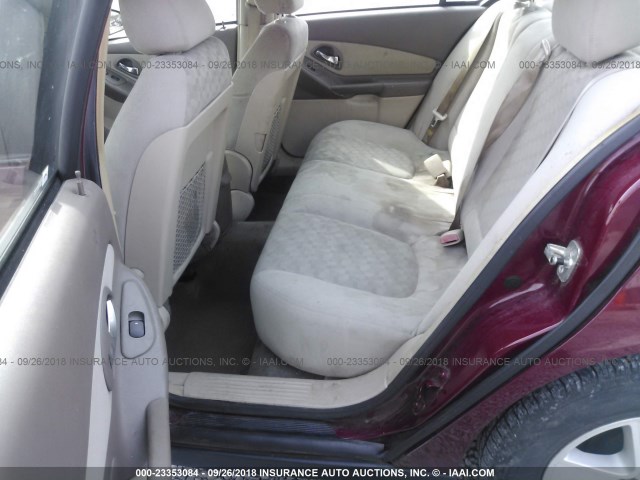 1G1ZT52825F249430 - 2005 CHEVROLET MALIBU LS Qırmızı foto 8