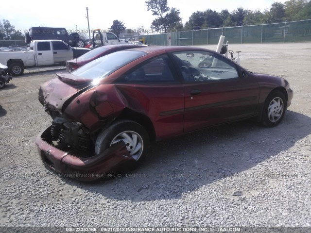 1G1JC1249X7229076 - 1999 CHEVROLET CAVALIER RS ORANGE photo 4