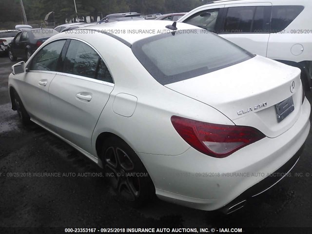 WDDSJ4GB4EN117357 - 2014 MERCEDES-BENZ CLA 250 4MATIC WHITE photo 3