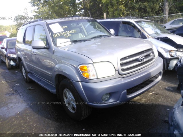 5TDBT48A72S113545 - 2002 TOYOTA SEQUOIA LIMITED GRAY photo 1
