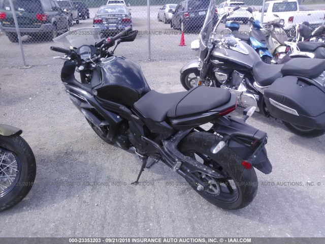 JKAEXEE10FDA19128 - 2015 KAWASAKI EX650 E BLACK photo 3