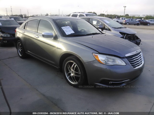 1C3BC2FG6BN577853 - 2011 CHRYSLER 200 LIMITED GRAY photo 1