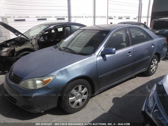 4T1BE32K53U671747 - 2003 TOYOTA CAMRY LE/XLE/SE Көк фото 2