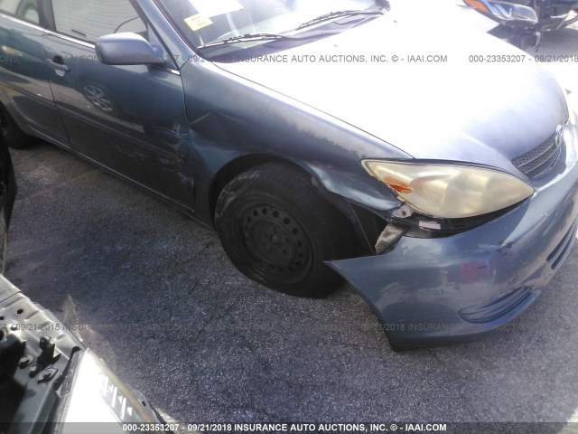 4T1BE32K53U671747 - 2003 TOYOTA CAMRY LE/XLE/SE Көк фото 6