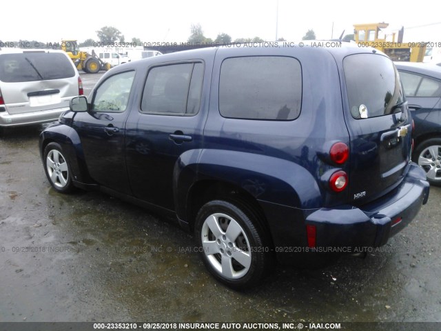 3GNCA13B79S542920 - 2009 CHEVROLET HHR LS Mavi foto 3