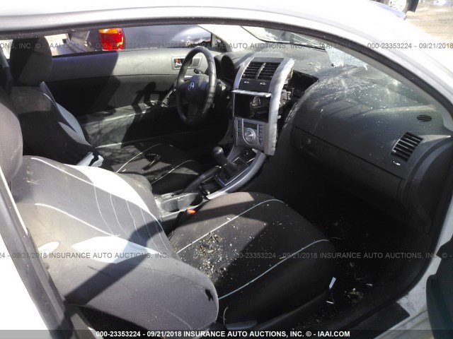 JTKDE167150021422 - 2005 TOYOTA SCION TC 白色 照片 5