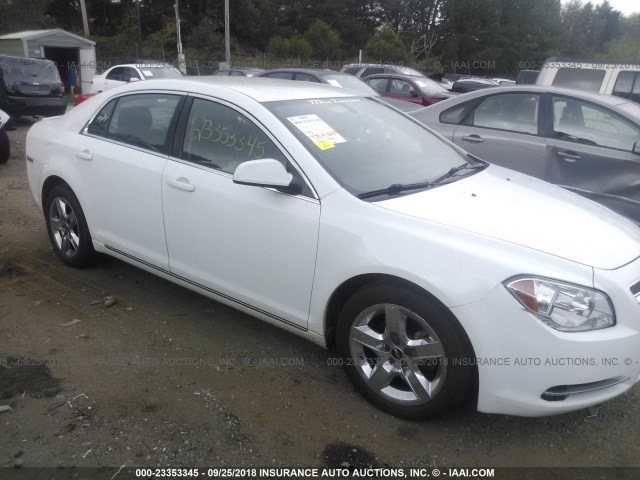 1G1ZC5E06AF185814 - 2010 CHEVROLET MALIBU 1LT WHITE photo 1