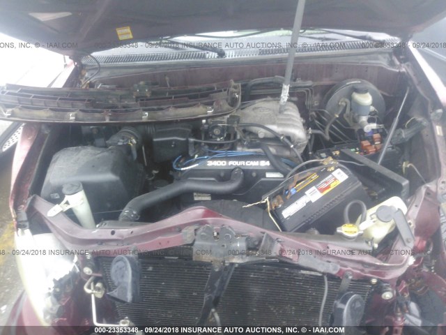 5TBRN34133S377834 - 2003 TOYOTA TUNDRA ACCESS CAB SR5 RED photo 10