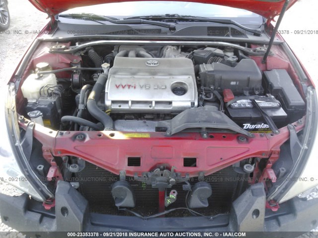 4T1FA38P47U124619 - 2007 TOYOTA CAMRY SOLARA SE/SLE Qırmızı foto 10