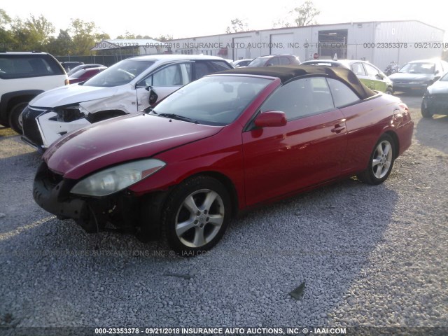 4T1FA38P47U124619 - 2007 TOYOTA CAMRY SOLARA SE/SLE Qırmızı foto 2