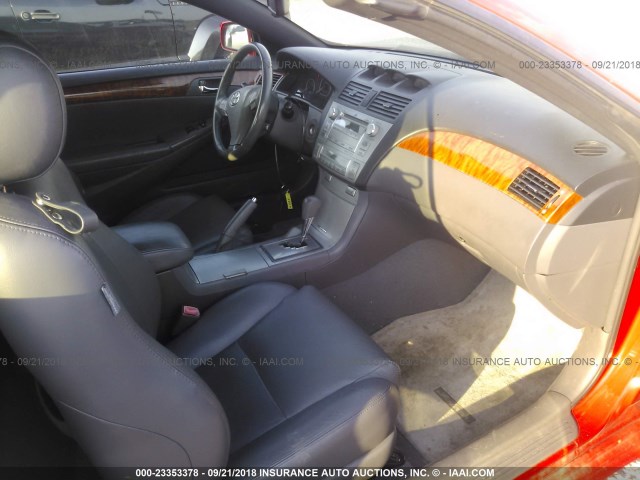 4T1FA38P47U124619 - 2007 TOYOTA CAMRY SOLARA SE/SLE Qırmızı foto 5