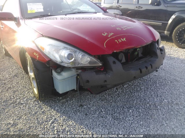 4T1FA38P47U124619 - 2007 TOYOTA CAMRY SOLARA SE/SLE Qırmızı foto 6