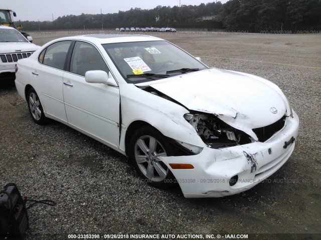 JTHBA30G655091840 - 2005 LEXUS ES 330 WHITE photo 1