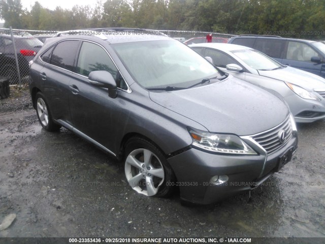 2T2BK1BA6DC207059 - 2013 LEXUS RX 350/BASE/F SPORT GRAY photo 1