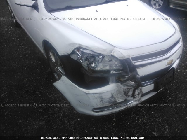 1G1ZH57B59F245030 - 2009 CHEVROLET MALIBU 1LT თეთრი ფოტო 6