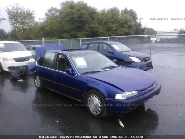 JHMCB7564LC070079 - 1990 HONDA ACCORD EX/EX-R BLUE photo 1