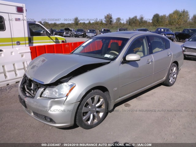 JNKAY01F07M461426 - 2007 INFINITI M35 SPORT Champagne photo 2