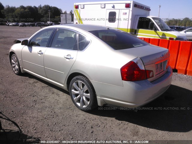 JNKAY01F07M461426 - 2007 INFINITI M35 SPORT Champagne photo 3