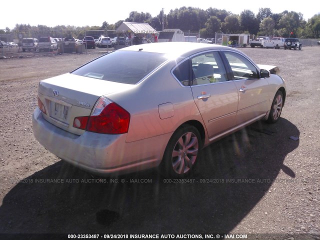 JNKAY01F07M461426 - 2007 INFINITI M35 SPORT Champagne photo 4