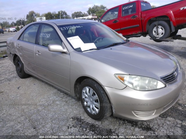 4T1BE32K55U532415 - 2005 TOYOTA CAMRY LE/XLE/SE Bej foto 1