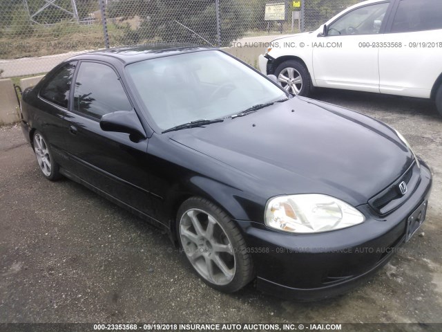 1HGEM1151XL057814 - 1999 HONDA CIVIC SI/SIR BLACK photo 1